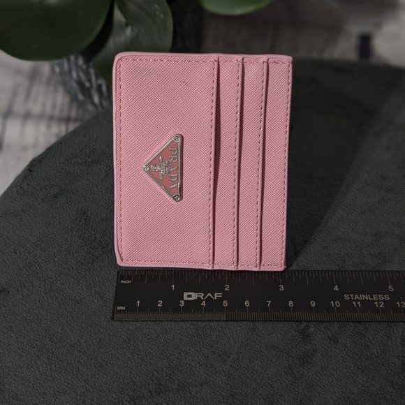 Prada front pocket wallet card case, pink - Picture 7 of 14